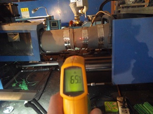 注塑機炮筒保溫套冷面溫度